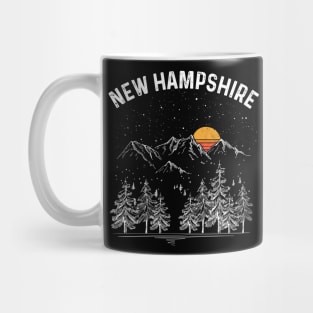 Vintage Retro New Hampshire State Mug